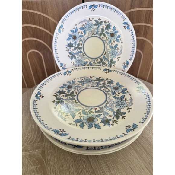 Noritake Other - Noritake Progression China Blue Moon 9022 JAPAN Dinner Plate Set 6